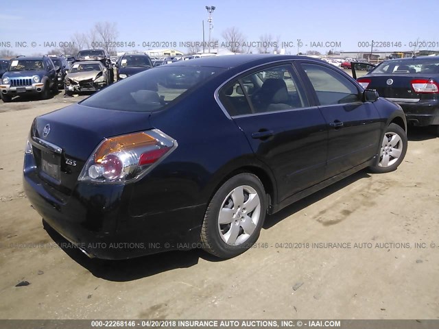 1N4AL21E87C190498 - 2007 NISSAN ALTIMA 2.5/2.5S Dark Blue photo 4