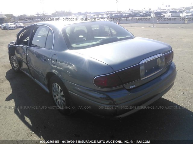 1G4HP54K95U281945 - 2005 BUICK LESABRE CUSTOM GRAY photo 3