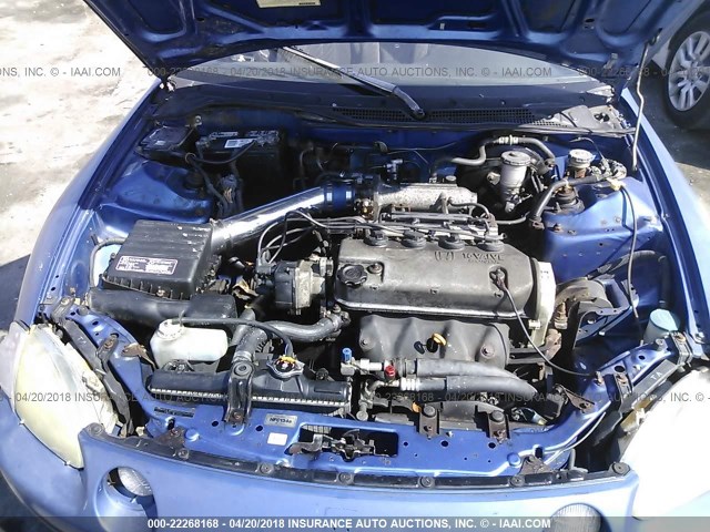 JHMEG1144RS000754 - 1994 HONDA CIVIC DEL SOL S BLUE photo 10