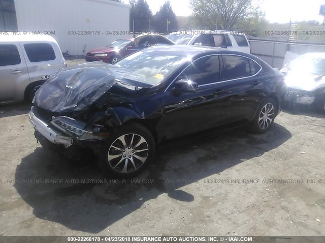 19UUB1F38FA003610 - 2015 ACURA TLX BLACK photo 2