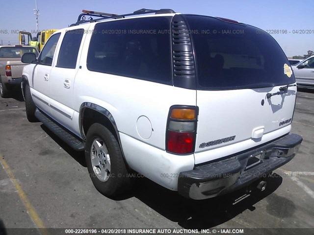 1GNFK16T54J132741 - 2004 CHEVROLET SUBURBAN K1500 WHITE photo 3