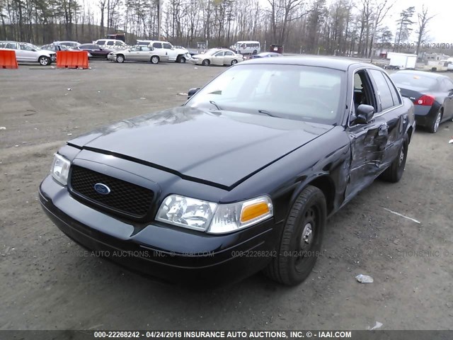 2FAHP71V38X176206 - 2008 FORD CROWN VICTORIA POLICE INTERCEPTOR BLACK photo 2