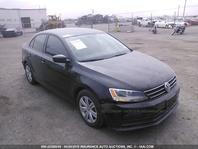 3VWLA7AJ3FM420414 - 2015 VOLKSWAGEN JETTA TDI BLACK photo 1