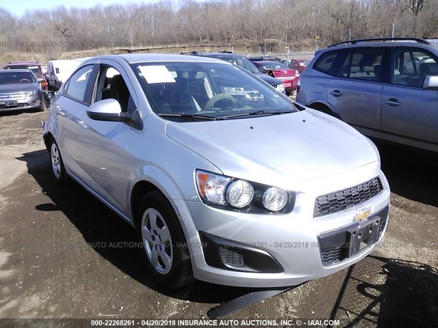 1G1JA5SH6F4152473 - 2015 CHEVROLET SONIC LS 灰色 照片 1