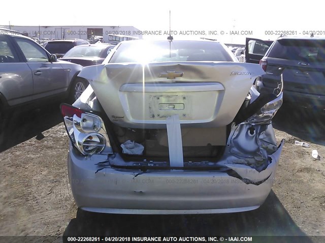 1G1JA5SH6F4152473 - 2015 CHEVROLET SONIC LS 灰色 照片 6