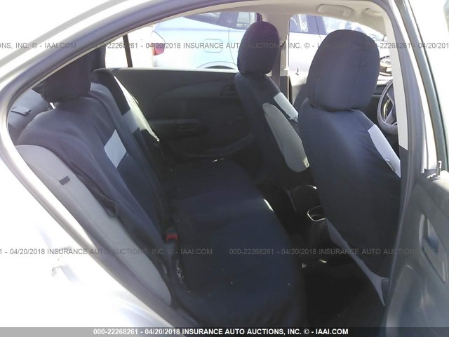 1G1JA5SH6F4152473 - 2015 CHEVROLET SONIC LS 灰色 照片 8