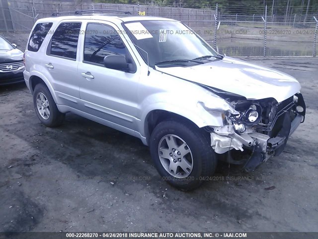 1FMCU04195KA10330 - 2005 FORD ESCAPE LIMITED SILVER photo 1