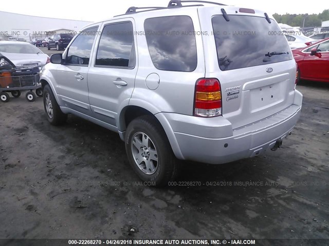 1FMCU04195KA10330 - 2005 FORD ESCAPE LIMITED SILVER photo 3