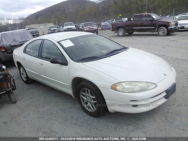 2B3HD46R42H161309 - 2002 DODGE INTREPID SE WHITE photo 1