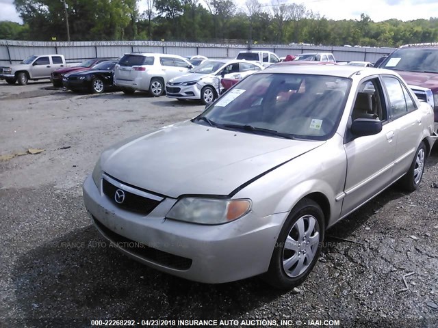 JM1BJ225910435353 - 2001 MAZDA PROTEGE LX/ES 金色 照片 1