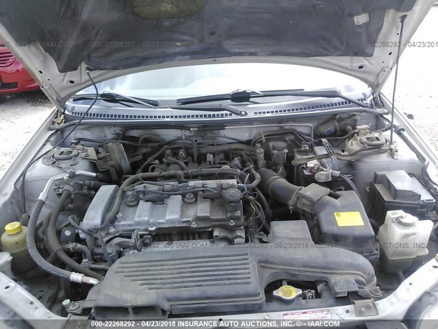 JM1BJ225910435353 - 2001 MAZDA PROTEGE LX/ES 金色 照片 10