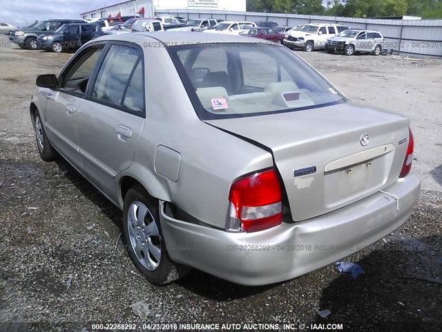 JM1BJ225910435353 - 2001 MAZDA PROTEGE LX/ES 金色 照片 3