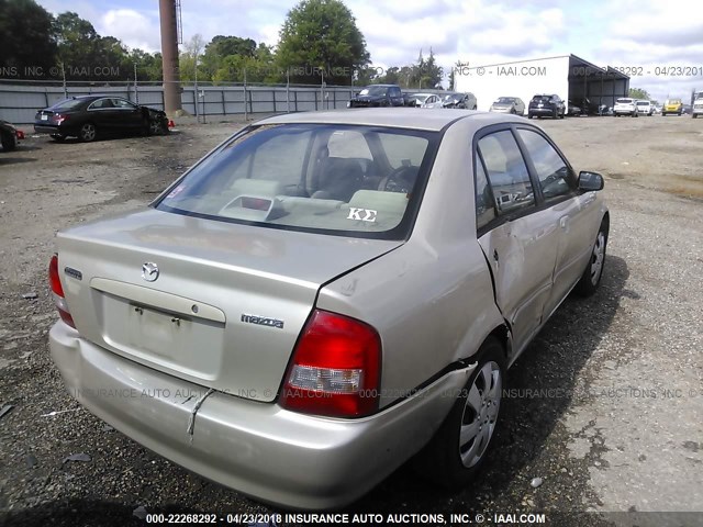 JM1BJ225910435353 - 2001 MAZDA PROTEGE LX/ES 金色 照片 4