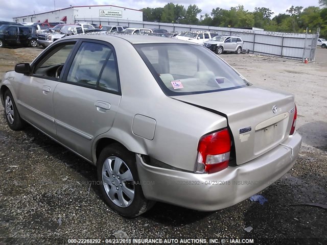 JM1BJ225910435353 - 2001 MAZDA PROTEGE LX/ES 金色 照片 6