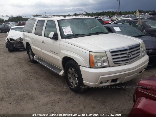 3GYFK66N95G288527 - 2005 CADILLAC ESCALADE ESV WHITE photo 1