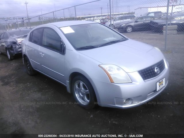 3N1AB61E08L645731 - 2008 NISSAN SENTRA 2.0/2.0S/2.0SL SILVER photo 1