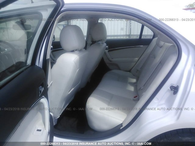 3LNDL2L30CR823361 - 2012 LINCOLN MKZ HYBRID WHITE photo 8