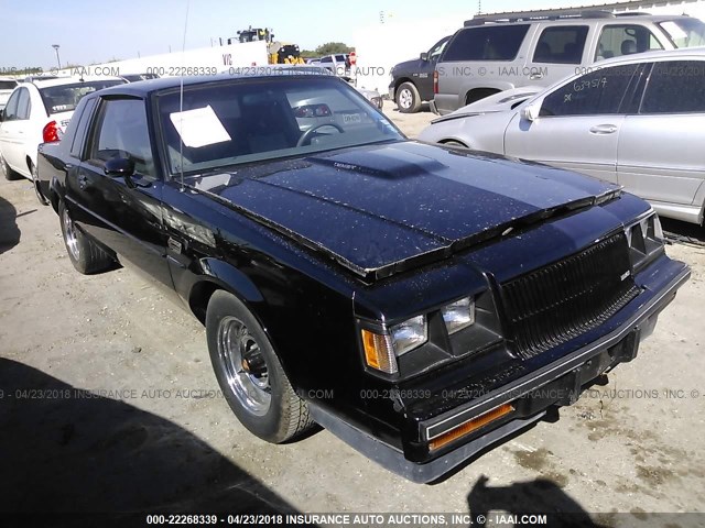 1G4GJ1179HP434249 - 1987 BUICK REGAL 黑色 照片 1