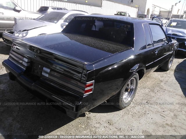 1G4GJ1179HP434249 - 1987 BUICK REGAL 黑色 照片 4