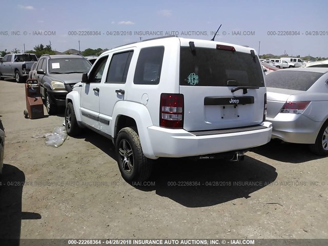 1J4PP2GK1BW595108 - 2011 JEEP LIBERTY SPORT 白色 照片 3