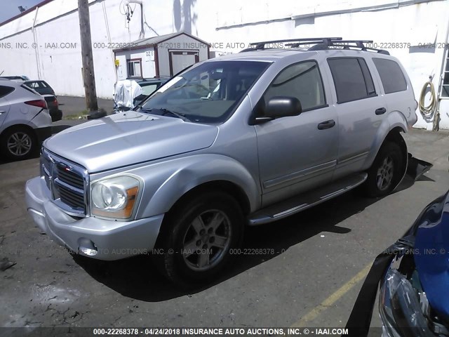 1D8HB58D05F531741 - 2005 DODGE DURANGO LIMITED SILVER photo 2