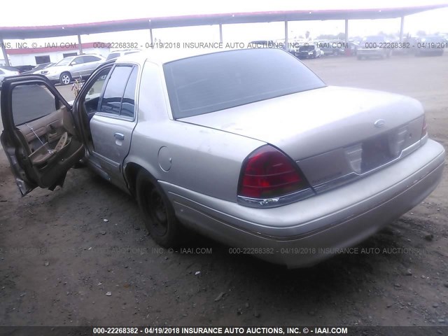 2FAFP74WXWX115038 - 1998 FORD CROWN VICTORIA LX BROWN photo 3