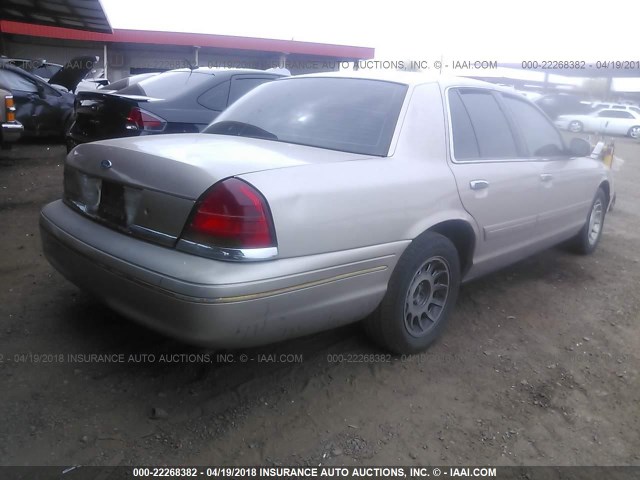 2FAFP74WXWX115038 - 1998 FORD CROWN VICTORIA LX BROWN photo 4