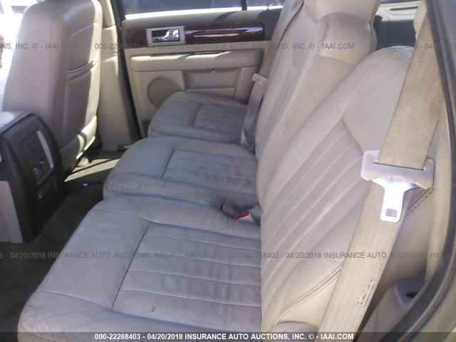 5LMFU28R54LJ08849 - 2004 LINCOLN NAVIGATOR GRAY photo 8
