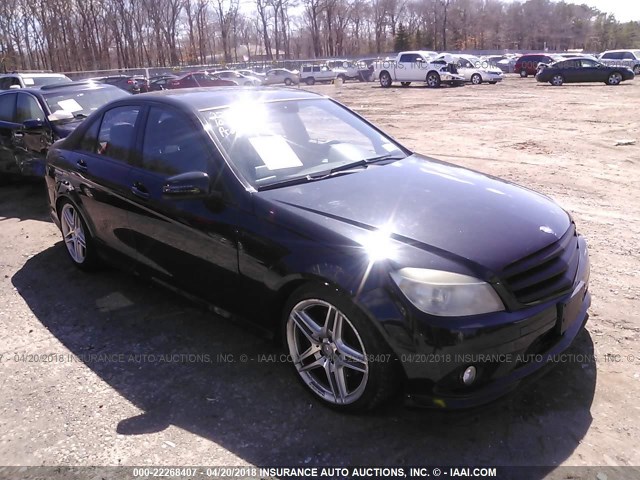 WDDGF5GB4AR114359 - 2010 MERCEDES-BENZ C 350 BLACK photo 1