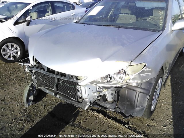 4T1BE32K36U713451 - 2006 TOYOTA CAMRY LE/XLE/SE ვერცხლისფერი ფოტო 6