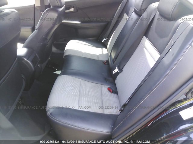 4T1BF1FK5CU162494 - 2012 TOYOTA CAMRY SE/LE/XLE 黑色 照片 8
