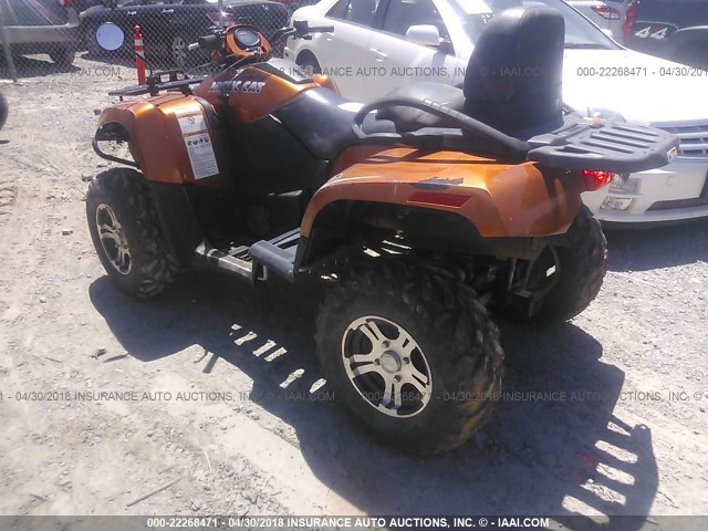 4UF11ATV4BT202865 - 2011 ARCTIC CAT 550  ORANGE photo 3