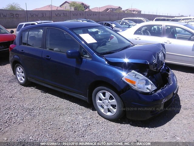 3N1BC13E17L354574 - 2007 NISSAN VERSA S/SL BLUE photo 1