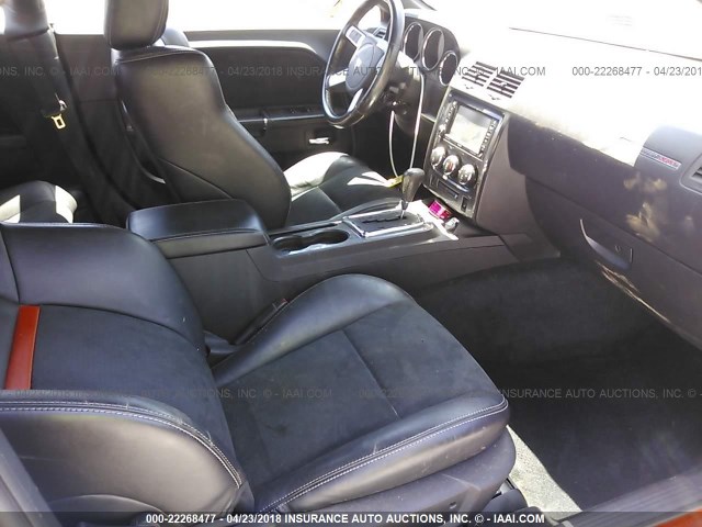 2B3LJ74WX9H543433 - 2009 DODGE CHALLENGER SRT-8 橙色 照片 5