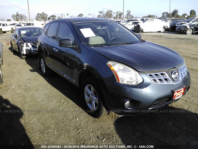 JN8AS5MT8CW602473 - 2012 NISSAN ROGUE S/SV GREEN photo 1