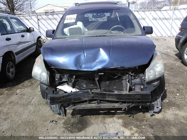 5N1BV28U35N124623 - 2005 NISSAN QUEST S/SE/SL BLUE photo 6