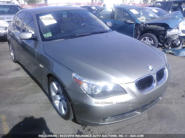 WBANE53536CK79413 - 2006 BMW 525 I GREEN photo 1