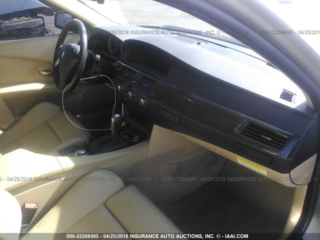 WBANE53536CK79413 - 2006 BMW 525 I GREEN photo 5