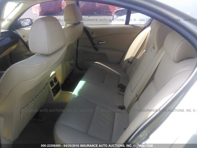 WBANE53536CK79413 - 2006 BMW 525 I GREEN photo 8