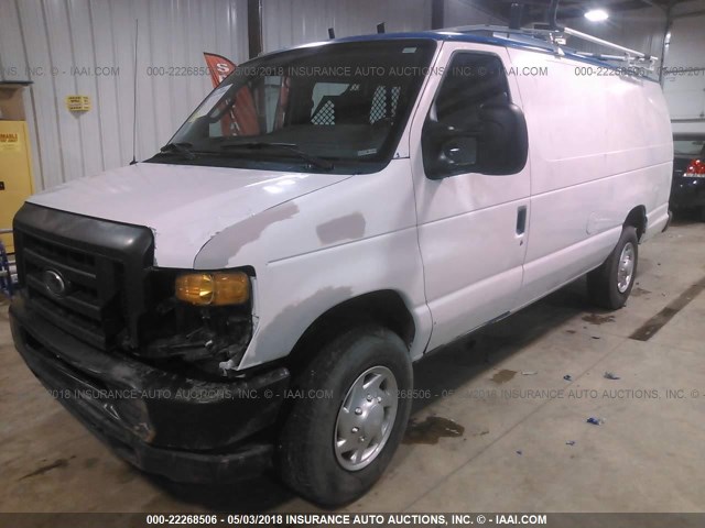 1FTSS3EL7DDA70150 - 2013 FORD ECONOLINE E350 SUPER DUTY VAN BLUE photo 2