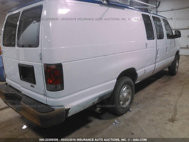 1FTSS3EL7DDA70150 - 2013 FORD ECONOLINE E350 SUPER DUTY VAN BLUE photo 4