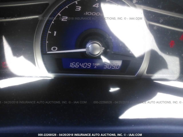 1HGFA155X7L097736 - 2007 HONDA CIVIC LX BLUE photo 7