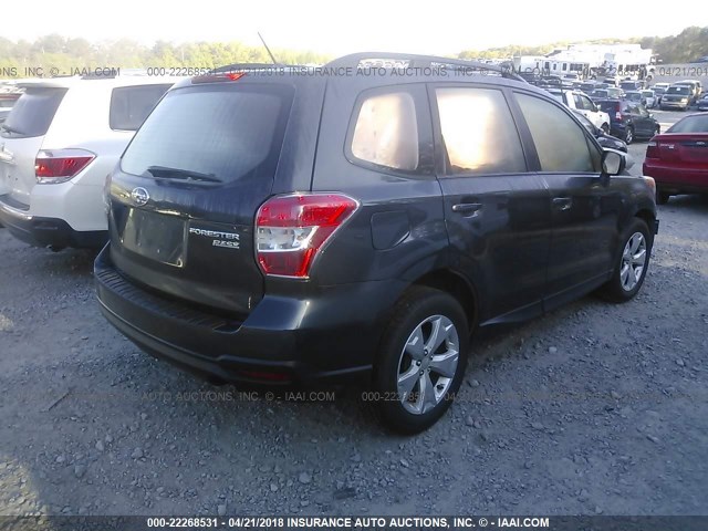 JF2SJABC7FH598070 - 2015 SUBARU FORESTER 2.5I BLACK photo 4