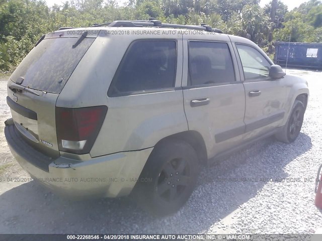 1J4GS48K15C683722 - 2005 JEEP GRAND CHEROKEE LAREDO/COLUMBIA/FREEDOM TAN photo 4