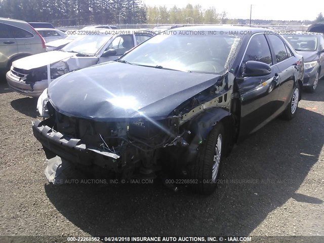 4T4BF1FK2CR223676 - 2012 TOYOTA CAMRY SE/LE/XLE Dark Blue photo 2