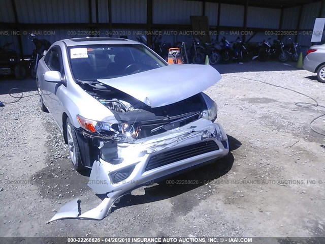 2HGFG21548H700334 - 2008 HONDA CIVIC SI SILVER photo 6