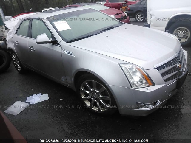 1G6DS57V280174693 - 2008 CADILLAC CTS HI FEATURE V6 SILVER photo 1