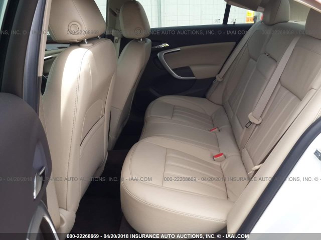2G4GK5EX8G9208957 - 2016 BUICK REGAL WHITE photo 8