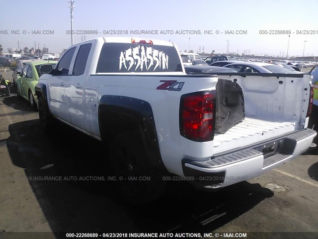 1GCRCREH3EZ206725 - 2014 CHEVROLET SILVERADO C1500 LT WHITE photo 3