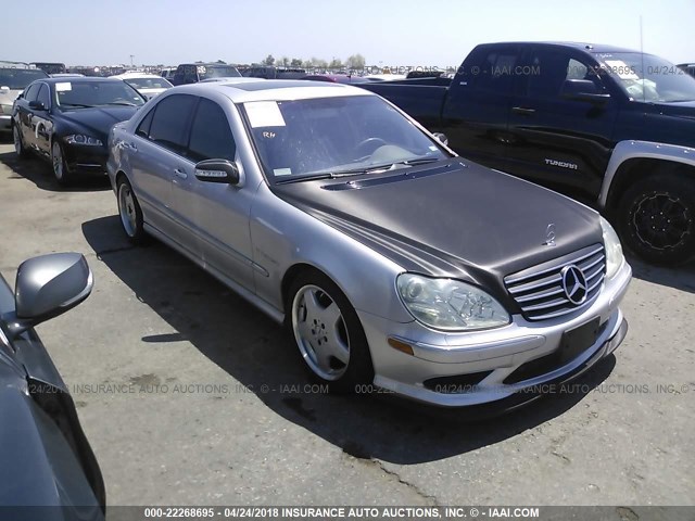 WDBNG74J13A348545 - 2003 MERCEDES-BENZ S 55 AMG SILVER photo 1